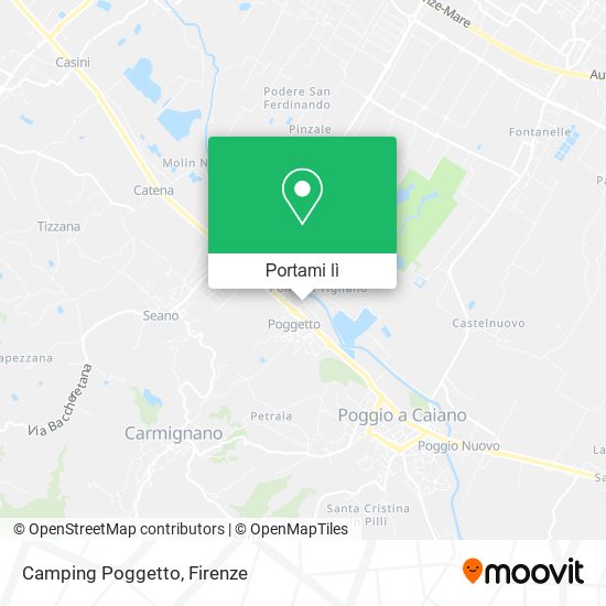 Mappa Camping Poggetto