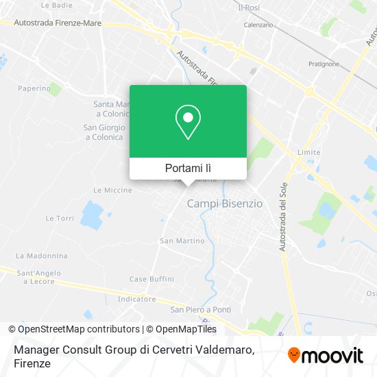 Mappa Manager Consult Group di Cervetri Valdemaro