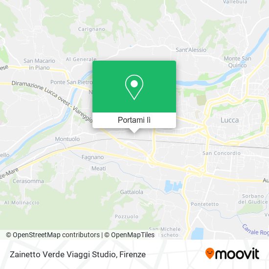 Mappa Zainetto Verde Viaggi Studio