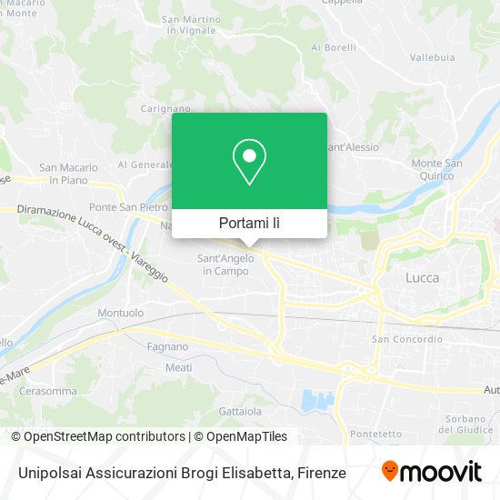 Mappa Unipolsai Assicurazioni Brogi Elisabetta