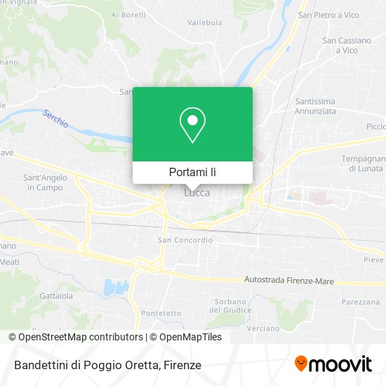 Mappa Bandettini di Poggio Oretta