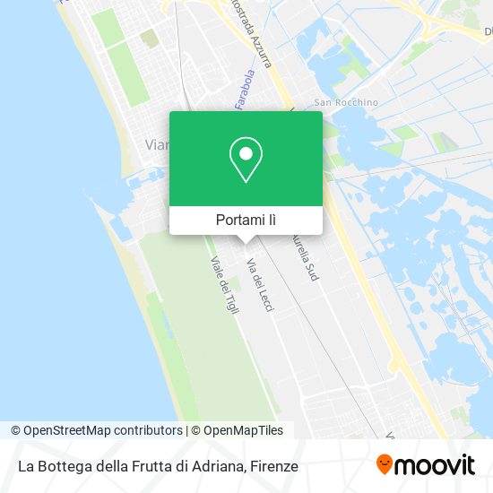 Mappa La Bottega della Frutta di Adriana