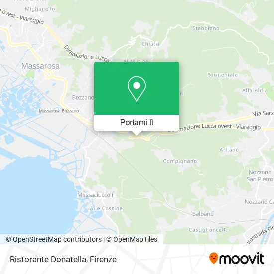 Mappa Ristorante Donatella