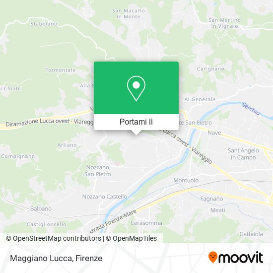 Mappa Maggiano Lucca