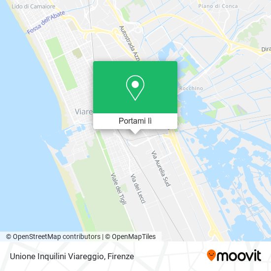 Mappa Unione Inquilini Viareggio
