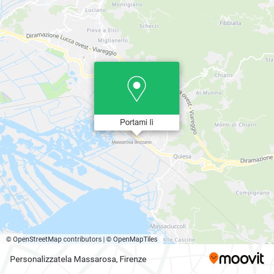 Mappa Personalizzatela Massarosa