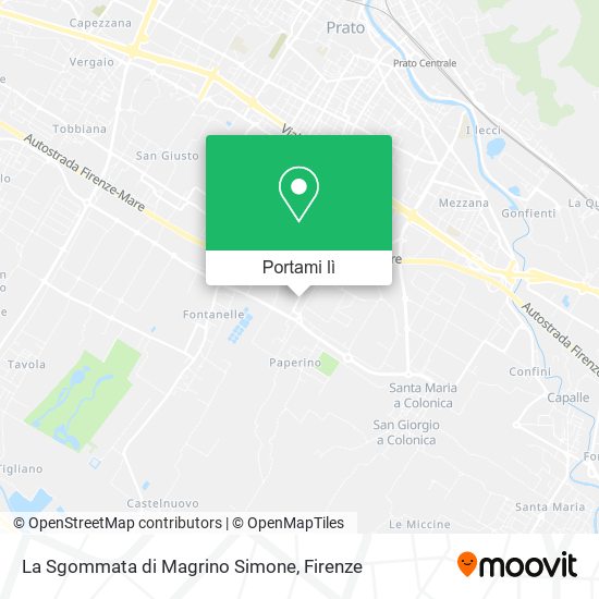 Mappa La Sgommata di Magrino Simone