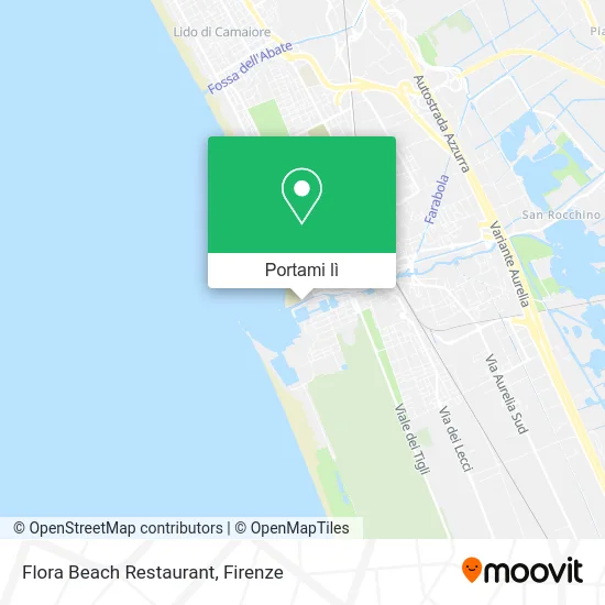 Mappa Flora Beach Restaurant