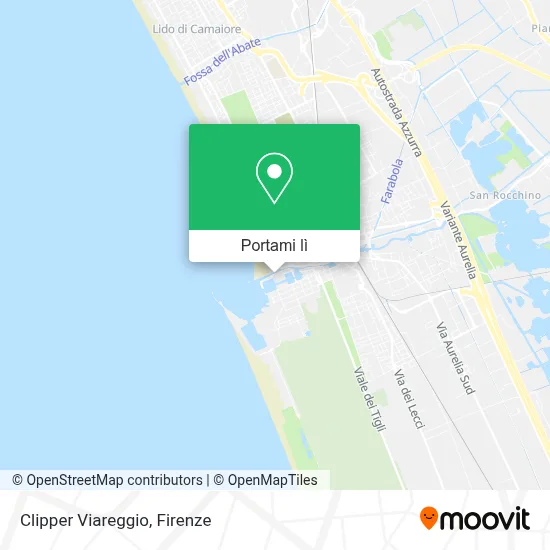 Mappa Clipper Viareggio