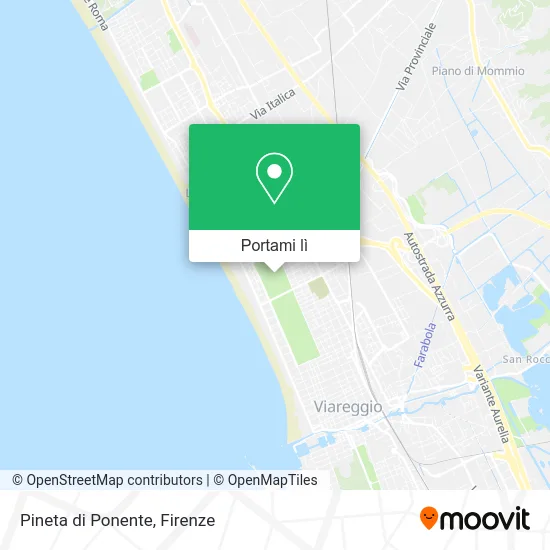 Mappa Pineta di Ponente