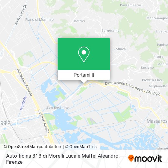 Mappa Autofficina 313 di Morelli Luca e Maffei Aleandro