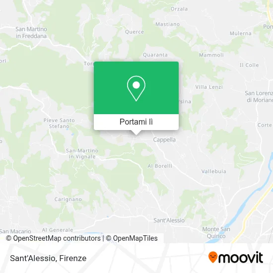 Mappa Sant'Alessio