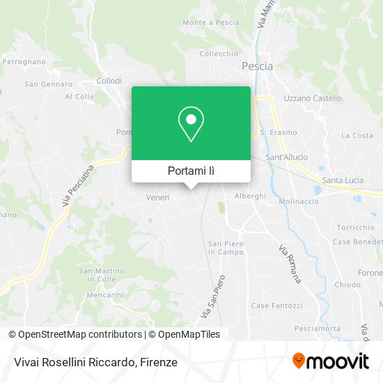 Mappa Vivai Rosellini Riccardo