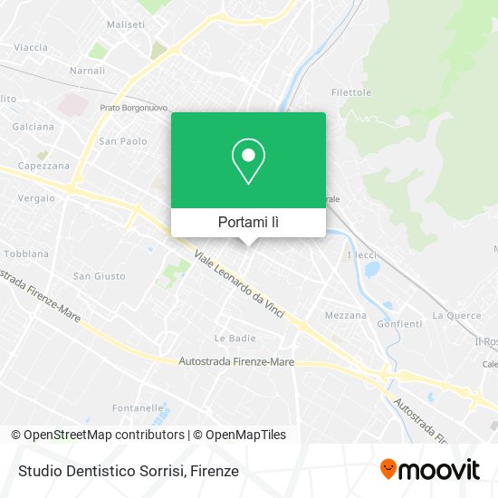 Mappa Studio Dentistico Sorrisi