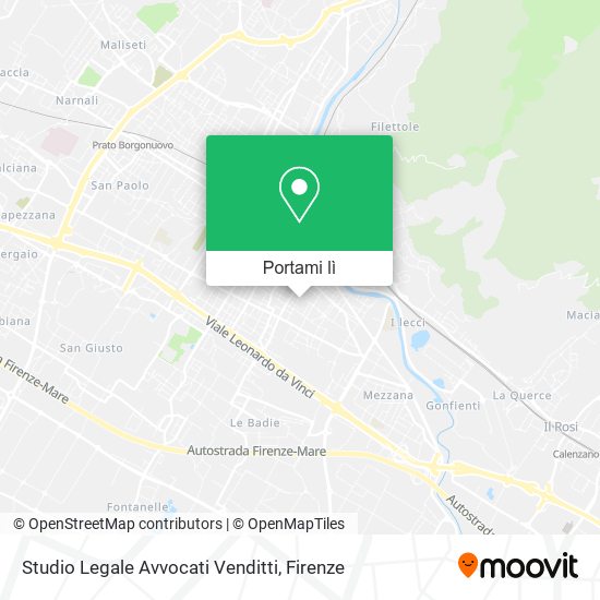 Mappa Studio Legale Avvocati Venditti