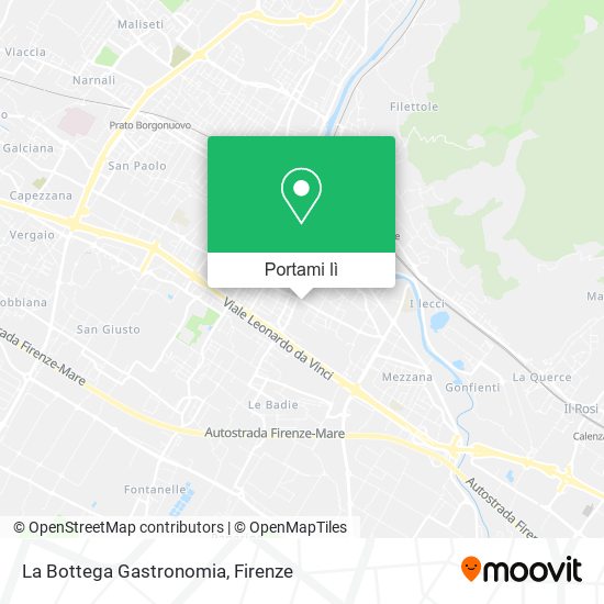 Mappa La Bottega Gastronomia