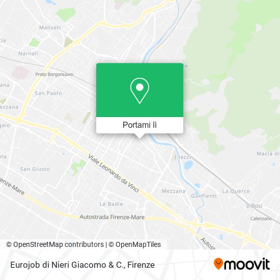 Mappa Eurojob di Nieri Giacomo & C.