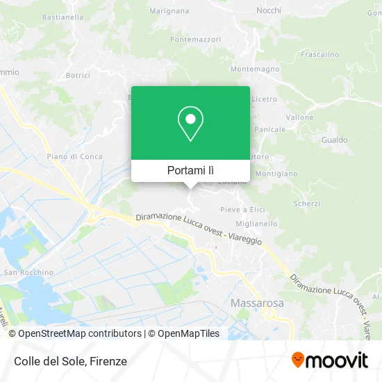 Mappa Colle del Sole