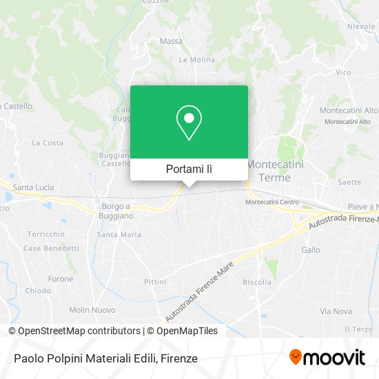 Mappa Paolo Polpini Materiali Edili