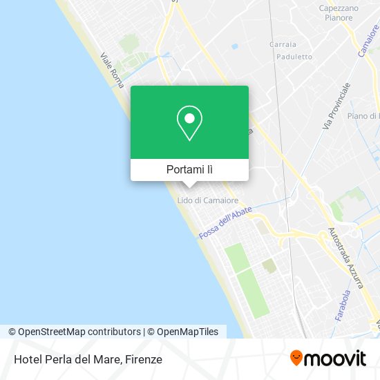 Mappa Hotel Perla del Mare