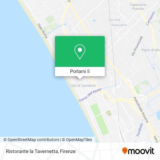 Mappa Ristorante la Tavernetta