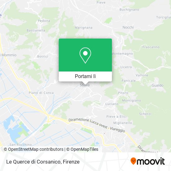 Mappa Le Querce di Corsanico