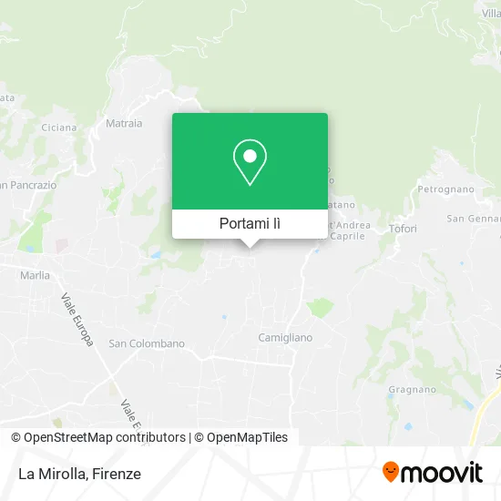 Mappa La Mirolla