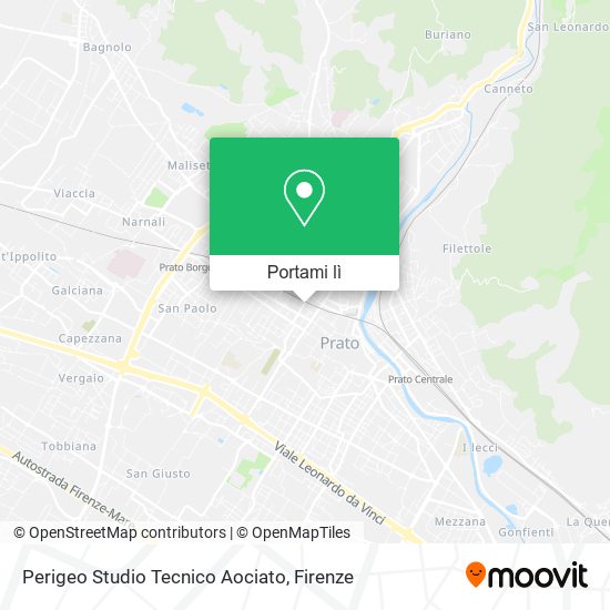 Mappa Perigeo Studio Tecnico Aociato