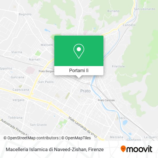 Mappa Macelleria Islamica di Naveed-Zishan