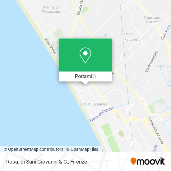 Mappa Rosa. di Sani Giovanni & C.