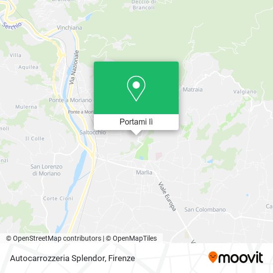 Mappa Autocarrozzeria Splendor