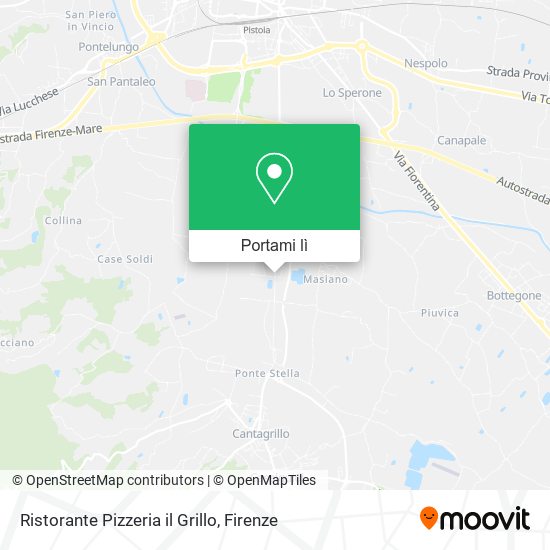 Mappa Ristorante Pizzeria il Grillo