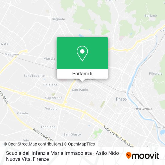 Mappa Scuola dell'Infanzia Maria Immacolata - Asilo Nido Nuova Vita