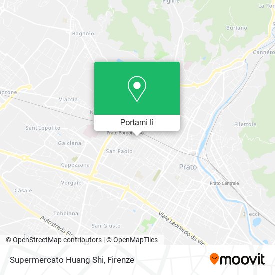 Mappa Supermercato Huang Shi