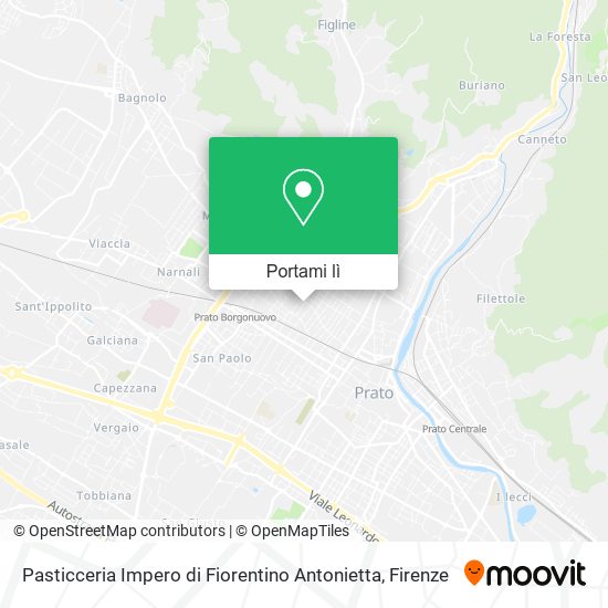 Mappa Pasticceria Impero di Fiorentino Antonietta