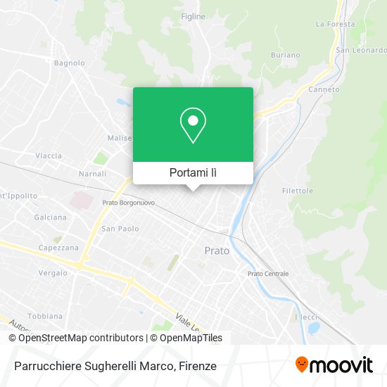 Mappa Parrucchiere Sugherelli Marco
