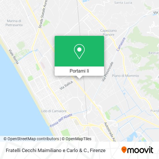Mappa Fratelli Cecchi Maimiliano e Carlo & C.