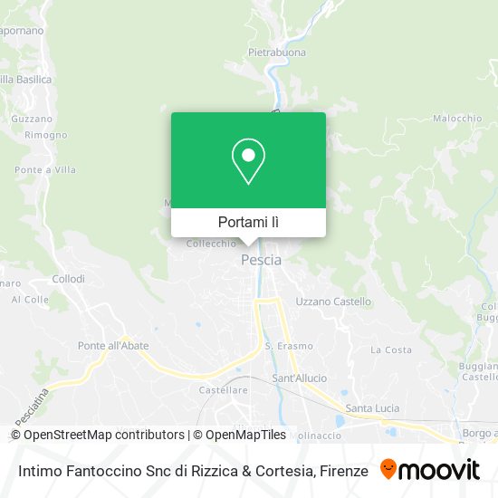 Mappa Intimo Fantoccino Snc di Rizzica & Cortesia