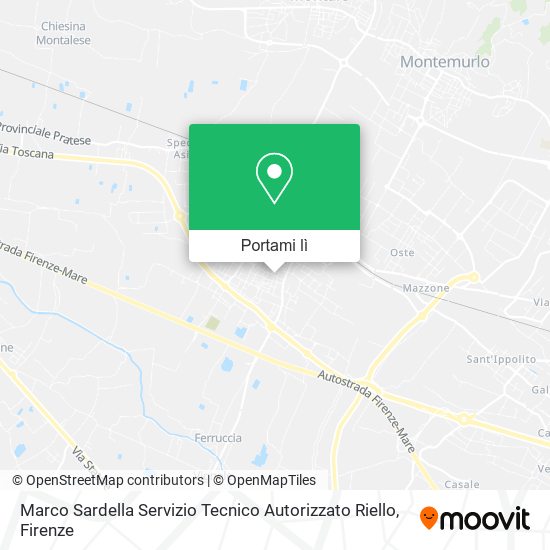 Mappa Marco Sardella Servizio Tecnico Autorizzato Riello