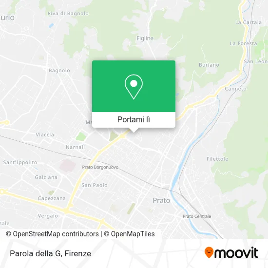 Mappa Parola della G