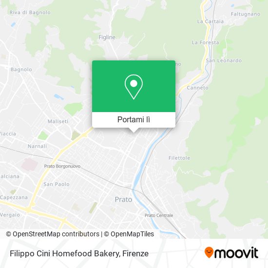 Mappa Filippo Cini Homefood Bakery