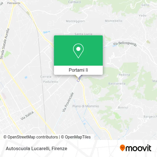 Mappa Autoscuola Lucarelli