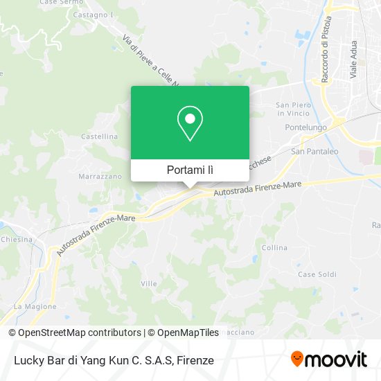 Mappa Lucky Bar di Yang Kun C. S.A.S