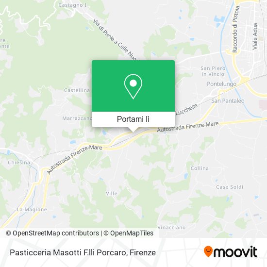 Mappa Pasticceria Masotti F.lli Porcaro
