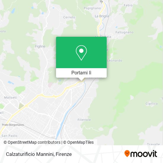 Mappa Calzaturificio Mannini