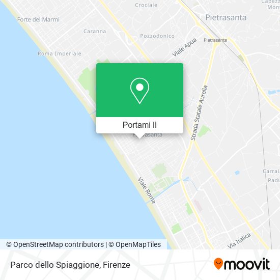 Mappa Parco dello Spiaggione