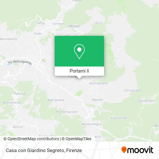 Mappa Casa con Giardino Segreto