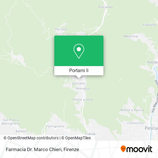 Mappa Farmacia Dr. Marco Chieri