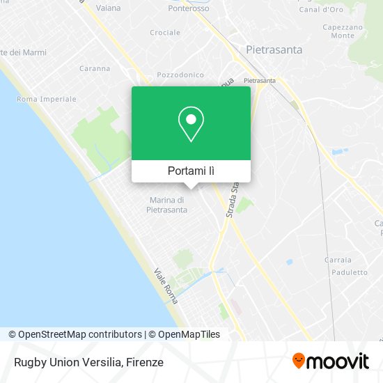 Mappa Rugby Union Versilia