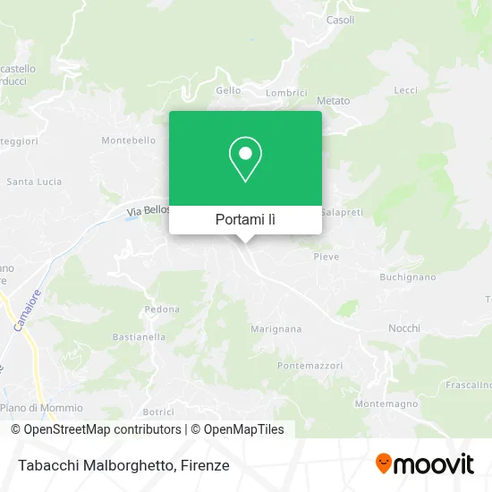 Mappa Tabacchi Malborghetto